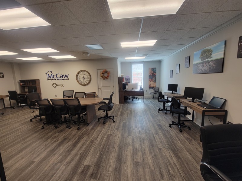 Inside McCaw Property Management's office